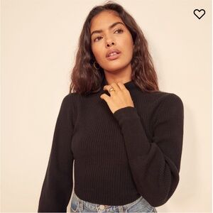 Reformation Osteria Open Back Cashmere Sweater